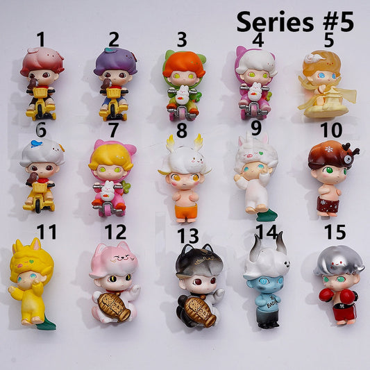 Cute Dimo Pop Mar Series Blind Box Figures Jewelry Accessories (No Hole)