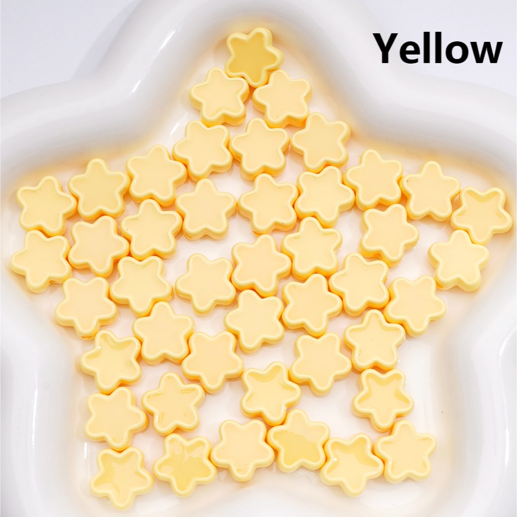 Luminous Acrylic Beads Mini Heart Shape13*12MM (Single Color is available for 500pcs(Whole Bag))]