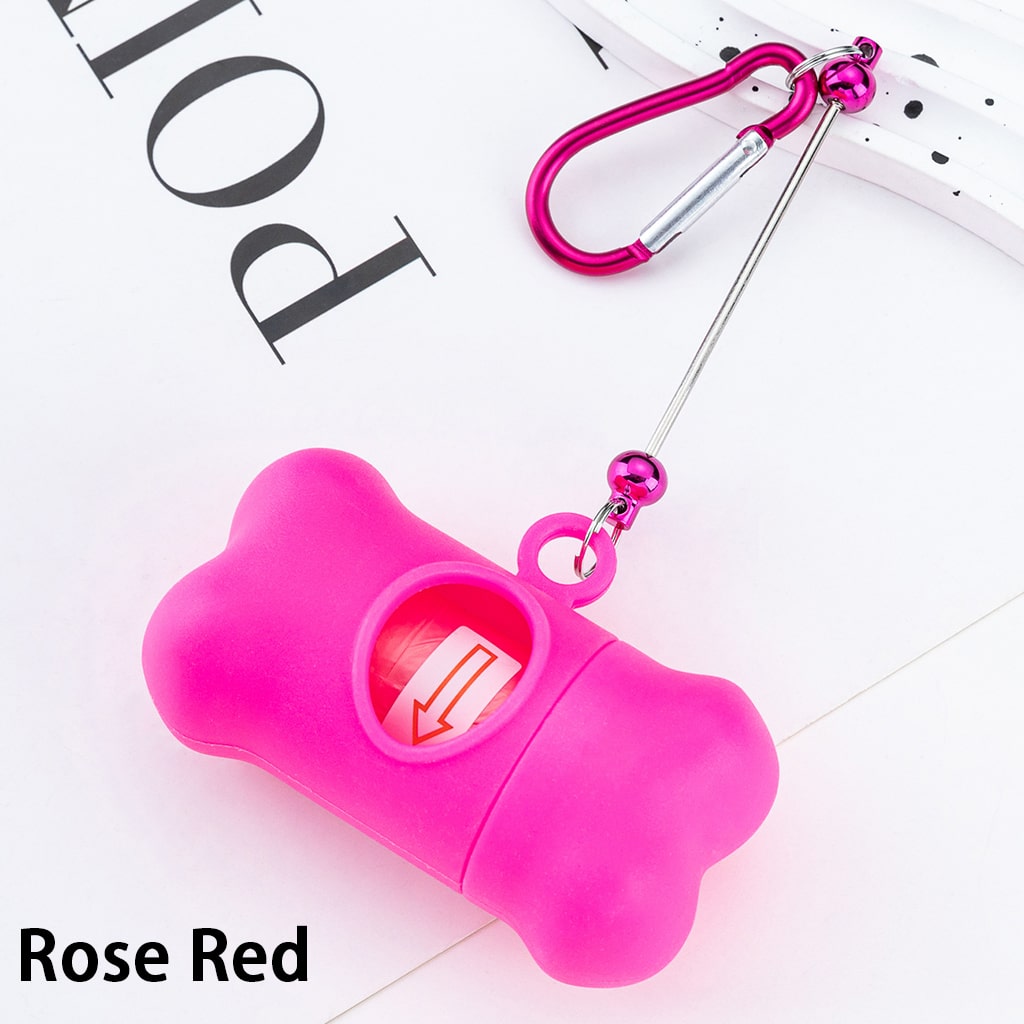 DIY Multi‑Color Metal Keychain with Lobster Clasp & Personalized Pet Waste Bag Holder 20*8*4CM, (Please Read Description)