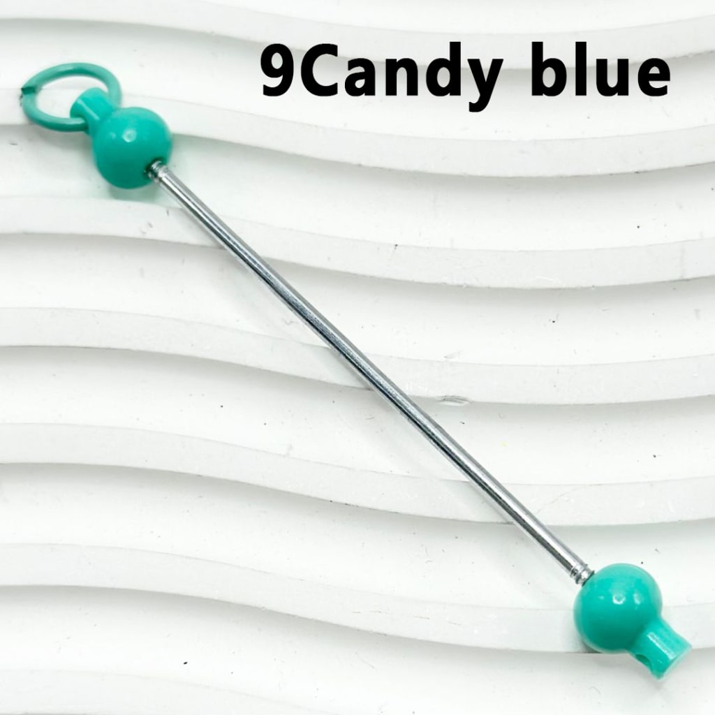 DIY Beadable Bars for Keychains and Accessories, Solid Colors, 90mm, Please Read the Description