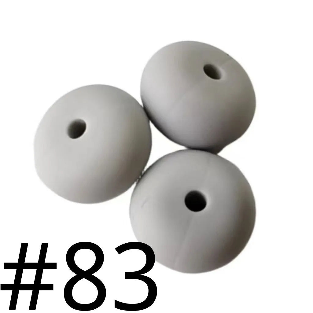 Silicone Wheel Beads  14mm