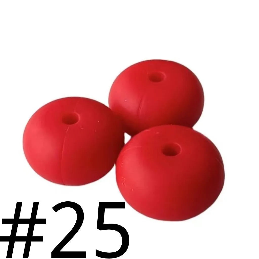 Silicone Wheel Beads  14mm