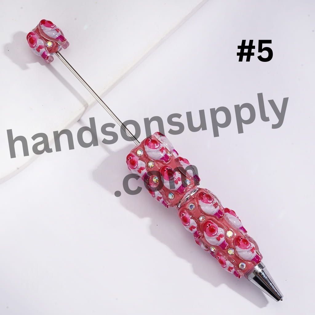 Adorable Five Emotions Mind Character Series, Multi-Color Beadable Clay Pens