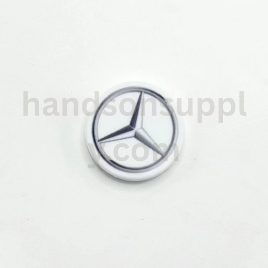 Mercedos Bens Car Logo Emblem Auto Theme Silicone Focal Beads