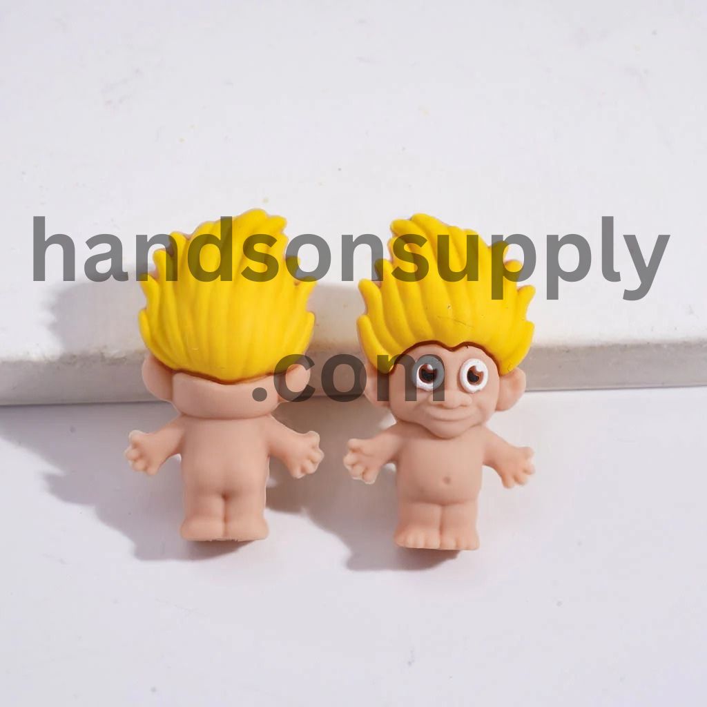 3D Magic Hair Elf Series in Various Colors Silicone Focal Beads