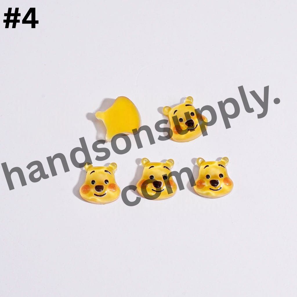 Playful Mini Cartoon Animal Character Charms for DIY Jewelry Accessories