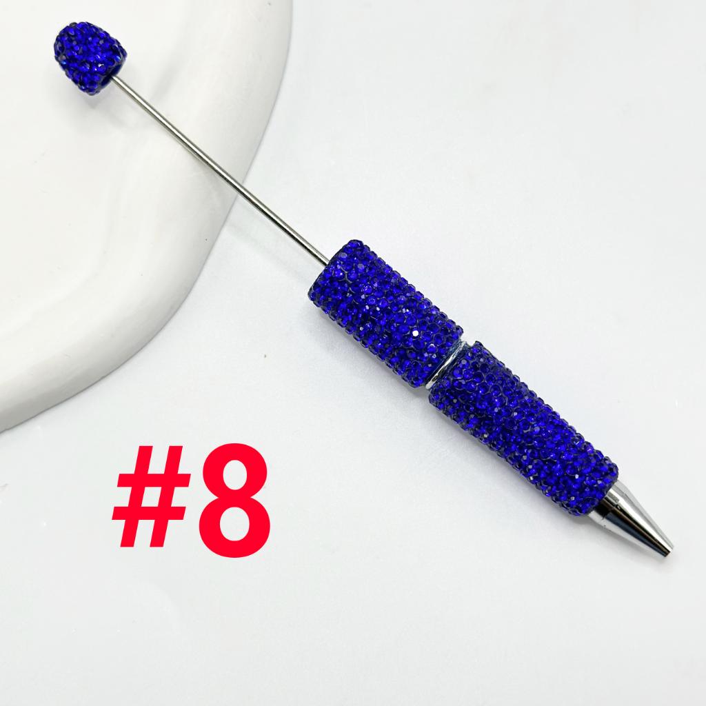 Beadable Rhinestones Pen, Bling Bling Style Fancy Beaded Pens