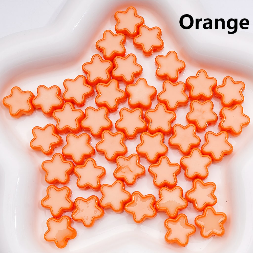 Luminous Acrylic Beads Mini Heart Shape13*12MM (Single Color is available for 500pcs(Whole Bag))]