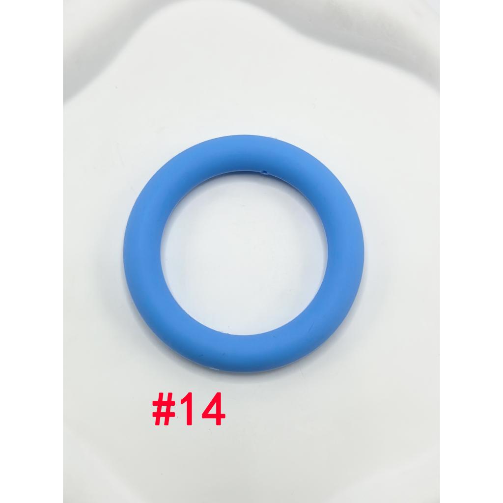 Ring Frame Bead Circle Soft Silicone  Car Hanger Charm Loop 65mm