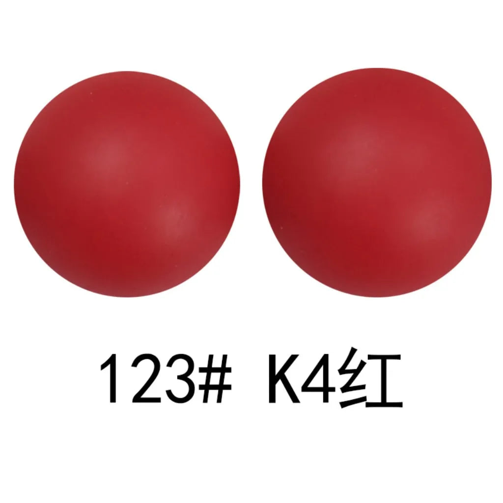 Solid Colored Silicone Beads 15 mm