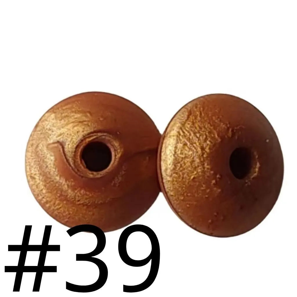 Silicone Lentil Beads Spacers 12mm