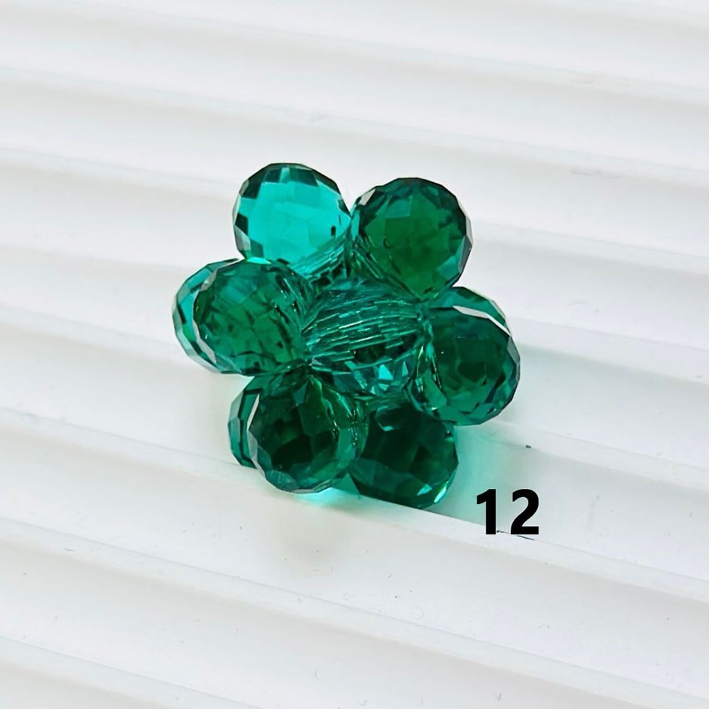 Colorful Water Drop Shape Bling Bling Rhinestones Knots Beads, Around 20MM