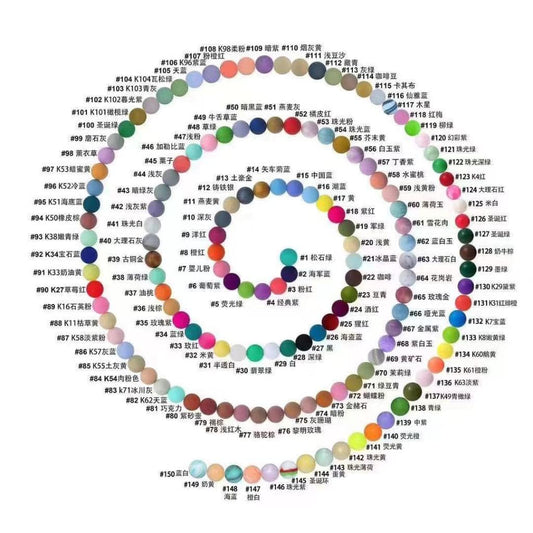 Round Silicone Beads 15MM – Complete Set of Solid Colors, 1 Each - Please Read the Description