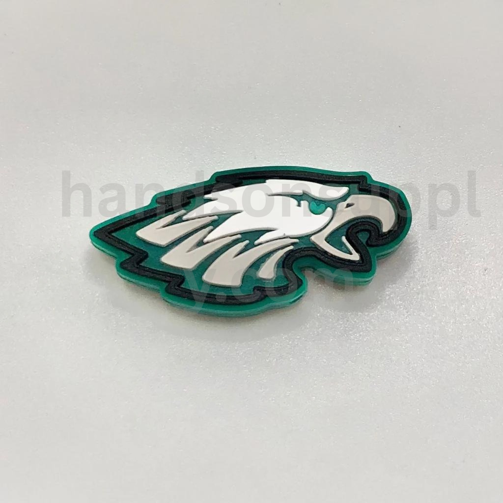 Bird Team Football Theme Sports Design Silicone Focal Beads