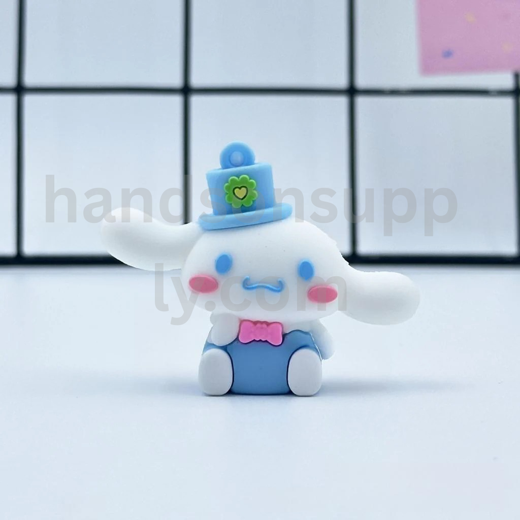 Large 3D Character Charms for Keychains 32–55MM PVC Silicone Beads