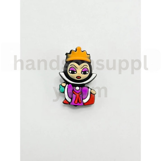Classic Animation Inspired 3D Evil Queen Villains Silicone Focal Beads
