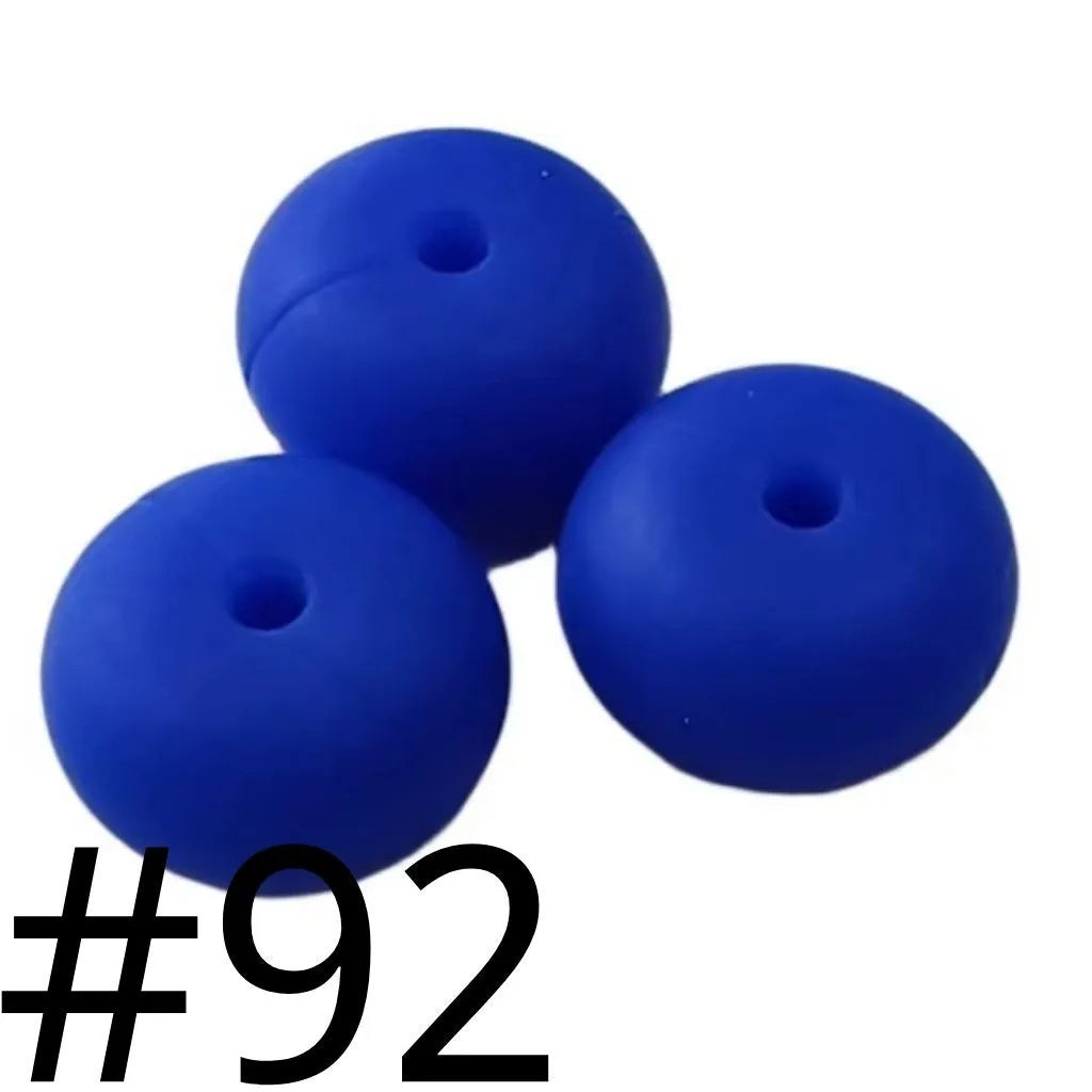 Silicone Wheel Beads  14mm