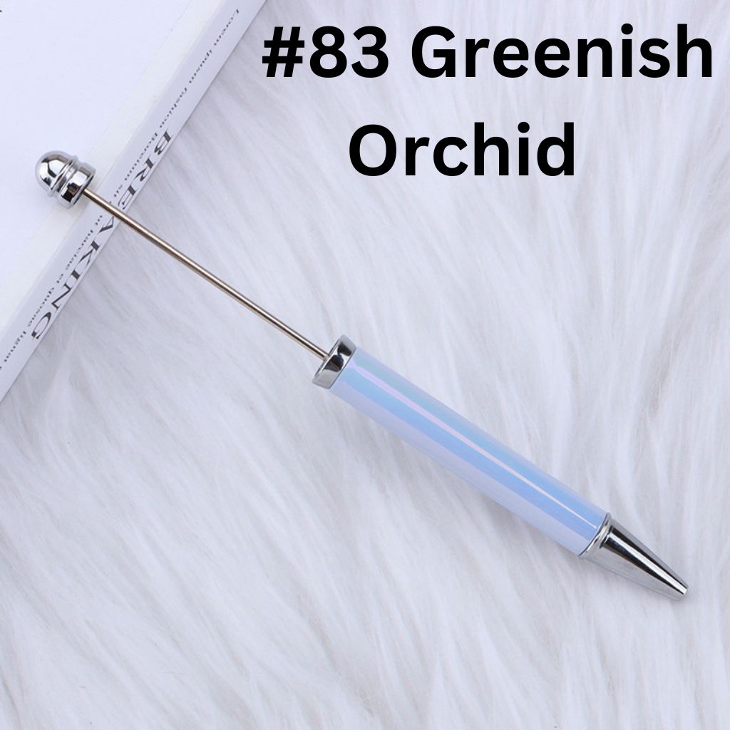 New Style Ombre Multi-Color DIY Plastic UV Coating Beadable Pen, 149MM , Please Read Description