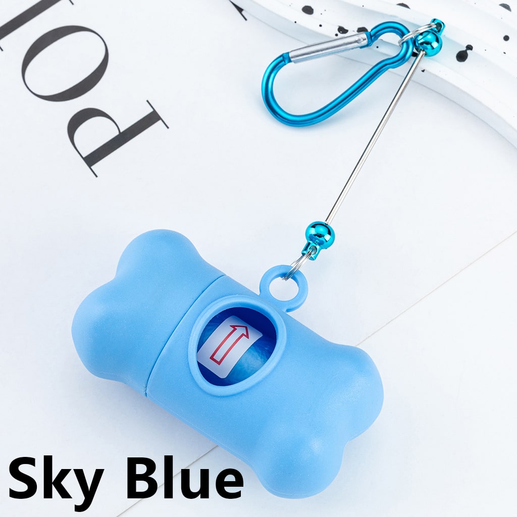 DIY Multi‑Color Metal Keychain with Lobster Clasp & Personalized Pet Waste Bag Holder 20*8*4CM, (Please Read Description)