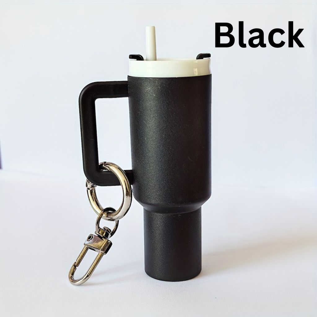 Tumbler Keychain Chapstick Holder, Mini Tumbler Chapstick Holder, Size 1053cm