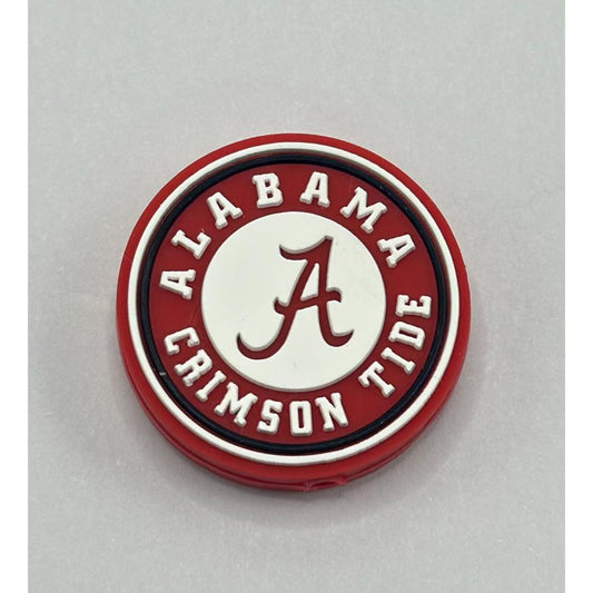 Game Sport Match Team Alabam Crimso Tid Football Silicone Focal Beads