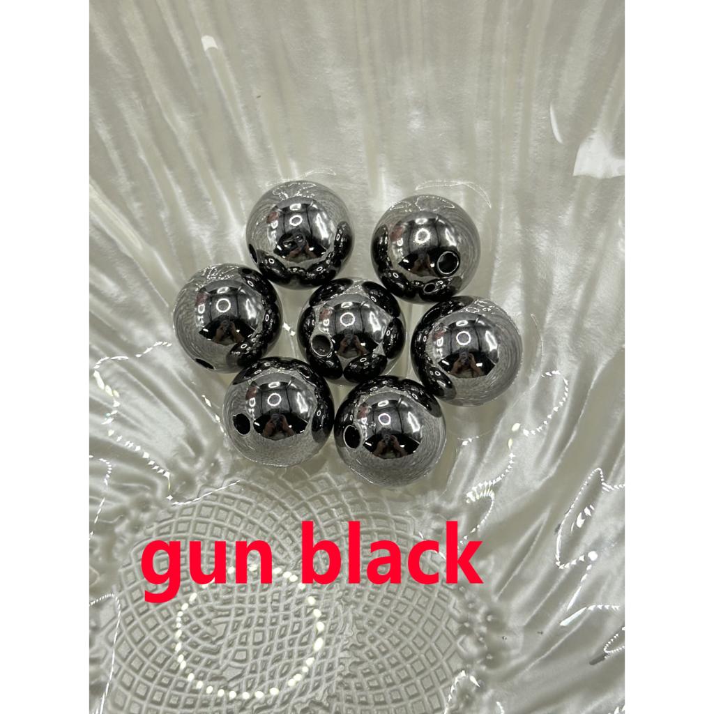 Glossy Metallic Colored Acrylic Beads  16mm