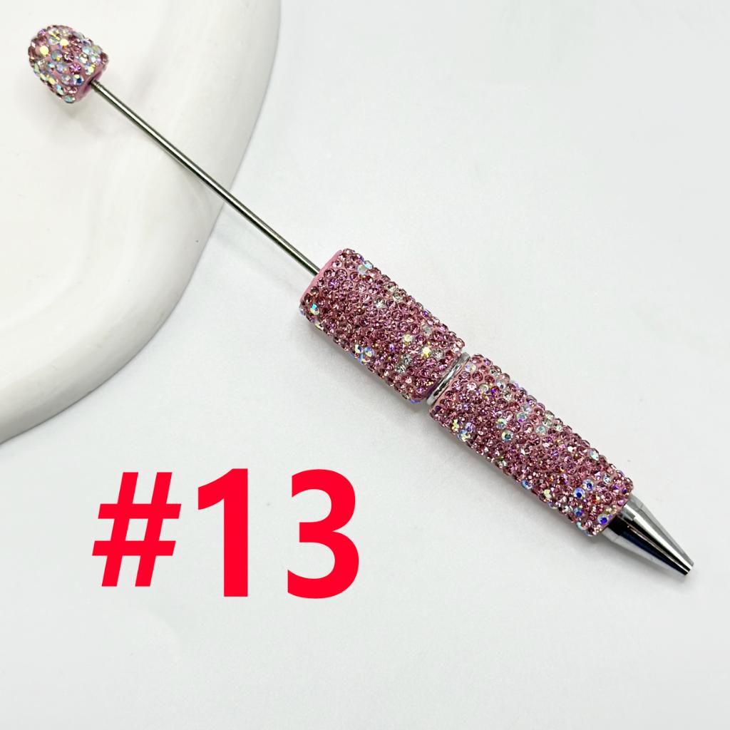 Beadable Rhinestones Pen, Bling Bling Style Fancy Beaded Pens