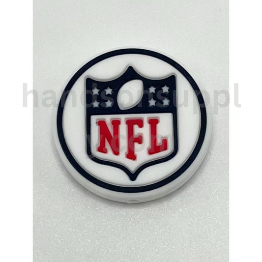 League Logo American Football Theme Silicone Focal Beads