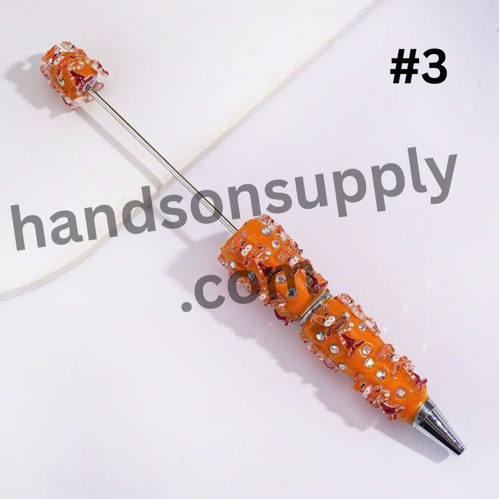 Adorable Five Emotions Mind Character Series, Multi-Color Beadable Clay Pens