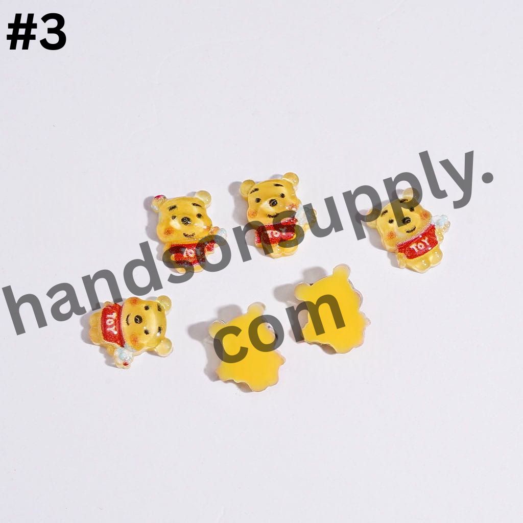 Playful Mini Cartoon Animal Character Charms for DIY Jewelry Accessories