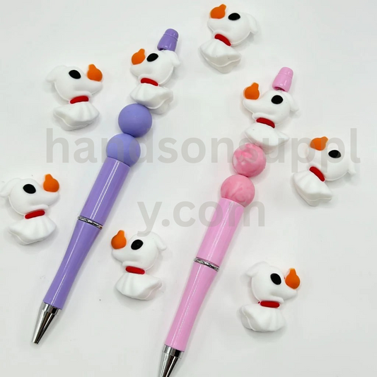 3D Cute Dog The Skeleton Couple Christmas Zer Silicone Focal Beads