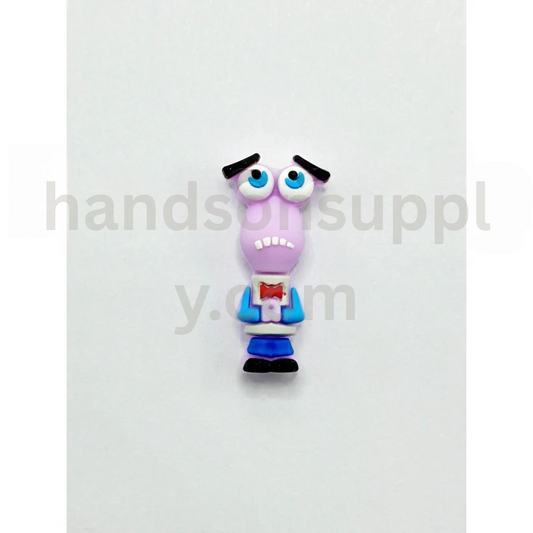 3D Fea Cartoon Insid Out Silicone Focal Beads （Ship out in Around 4-6 Days after Ordering)
