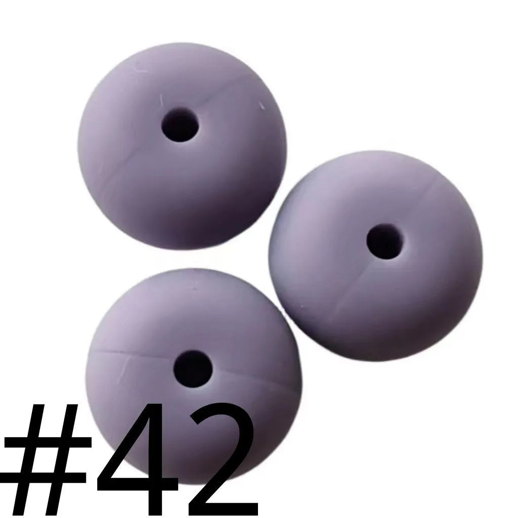 Silicone Wheel Beads  14mm