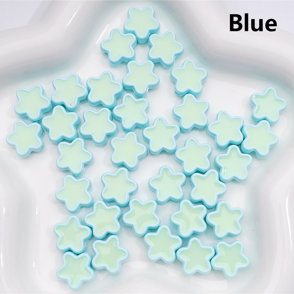 Luminous Acrylic Beads Mini Heart Shape13*12MM (Single Color is available for 500pcs(Whole Bag))]