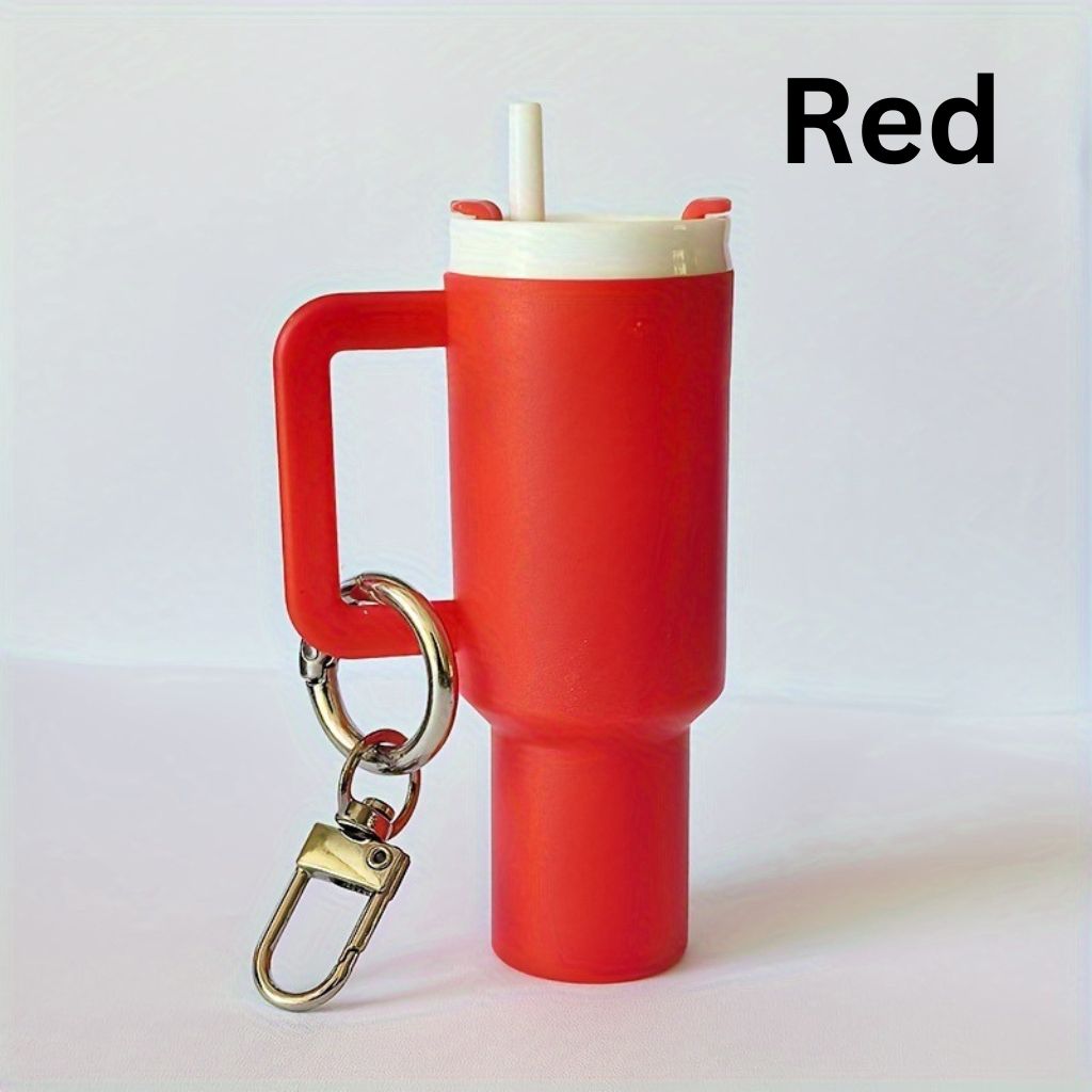 Tumbler Keychain Chapstick Holder, Mini Tumbler Chapstick Holder, Size 1053cm