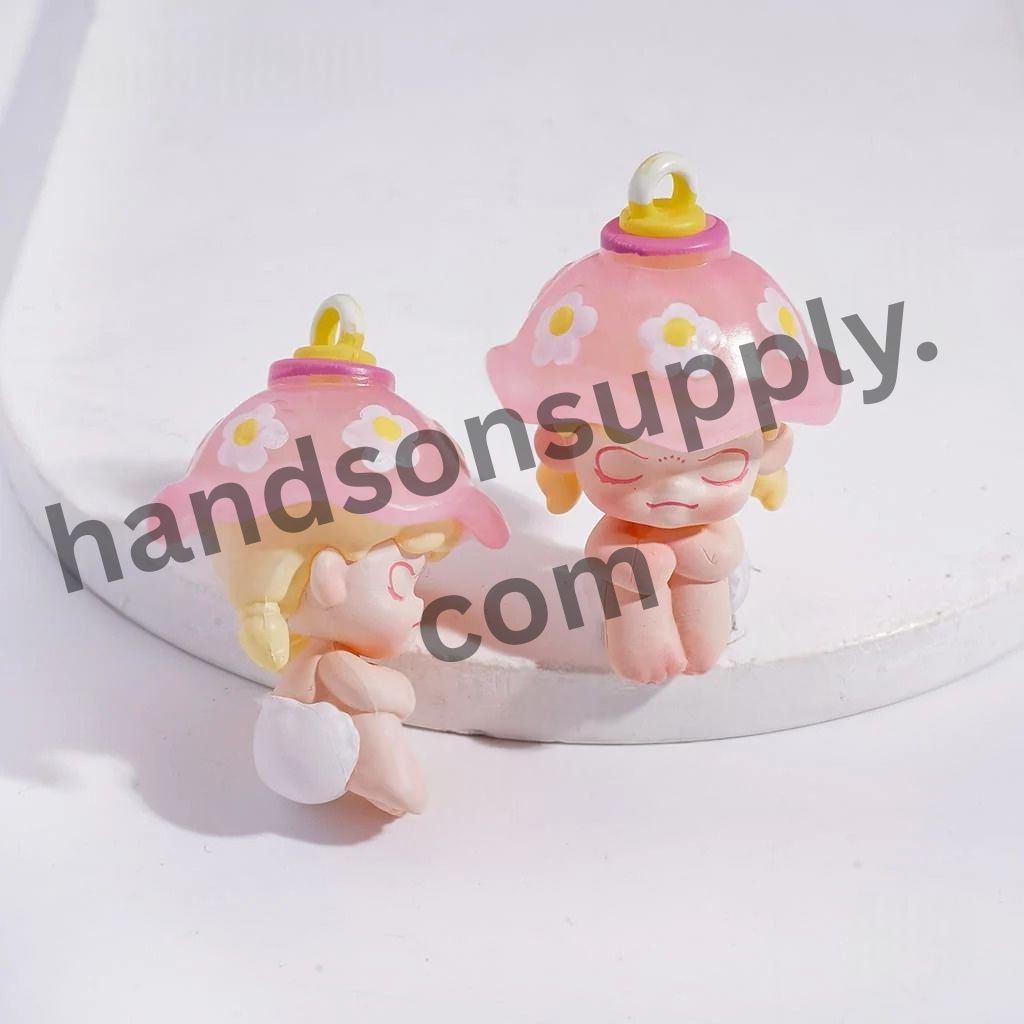 Exquisite Acrylic Figurine Playful Ornament Series, Jewelry Accessories, No Hole (Copy)