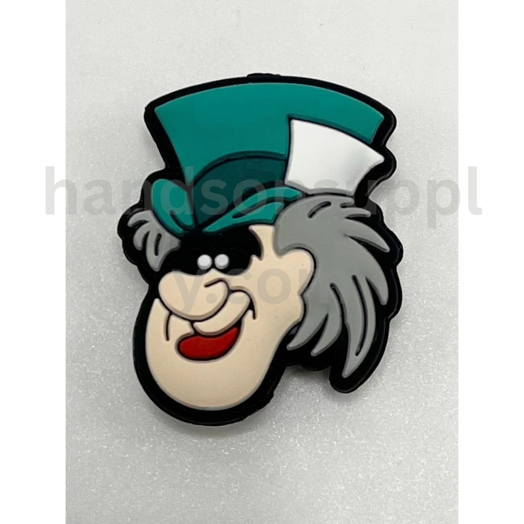 Mad Hatter and Alice Cartoon Character Design Silicone Focal Beads