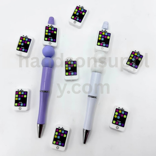 Cell Mobile Phone Vivid Silicone Focal Beads