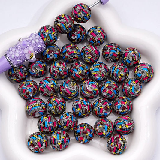 Creative Silicone Beads 15MM Number Bricks for Building Crafts Z-00250