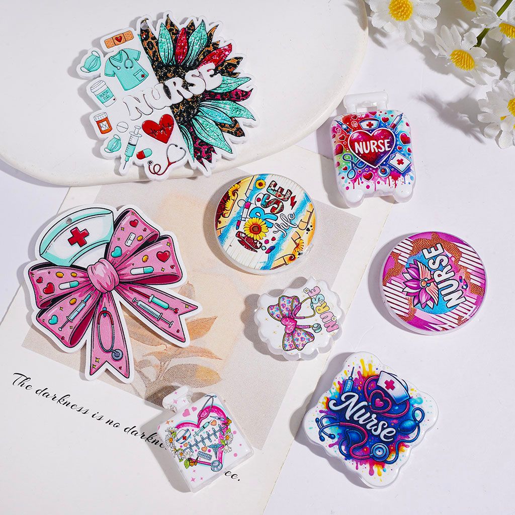 Acrylic Beads Nurse Medicine Theme, Random Mix