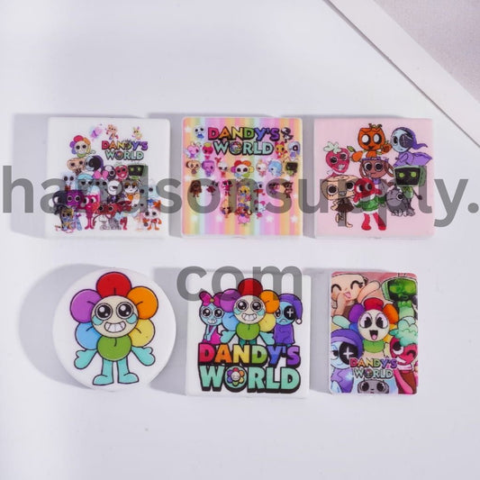 Horror Survival Game Mascot Silicone Focal Beads Random Mix