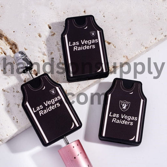 Las Vegas Football Jersey Sports Team Design Silicone Focal Bead
