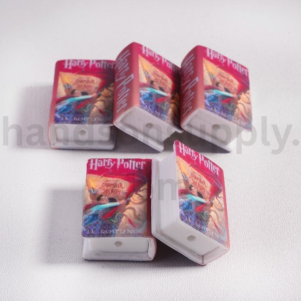 3D Harry Potter Chamber of Secrets Series Design Mould Mini Wizard Book Charm Silicone Focal Bead