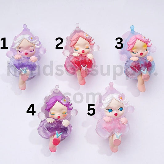 Blind Box Cute Girl Hand in Hand Figures Pop Mart Series No Hole Jewelry Accessories