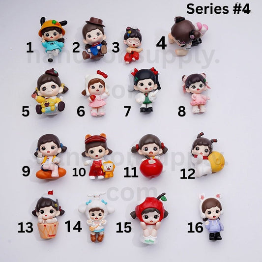 Cute Mini Baby Zora Fruits Series Blind Box Figures Jewelry Accessories (No Hole)