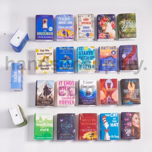 3D Mini Cute Colorful Storybook Different Design Silicone Focal Beads Random Mix