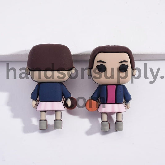 3D Number 11 Boy Character Horror Series Silicone Focal Beads