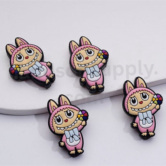 Colorful Labub in Kite Cute Silicone Focal Beads
