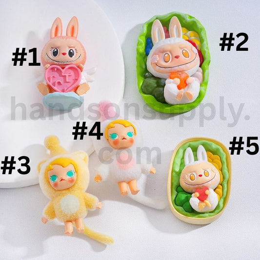 Blind Box Labub Moll Pop Mart Figures Cute Jewelry Accessories No Hole