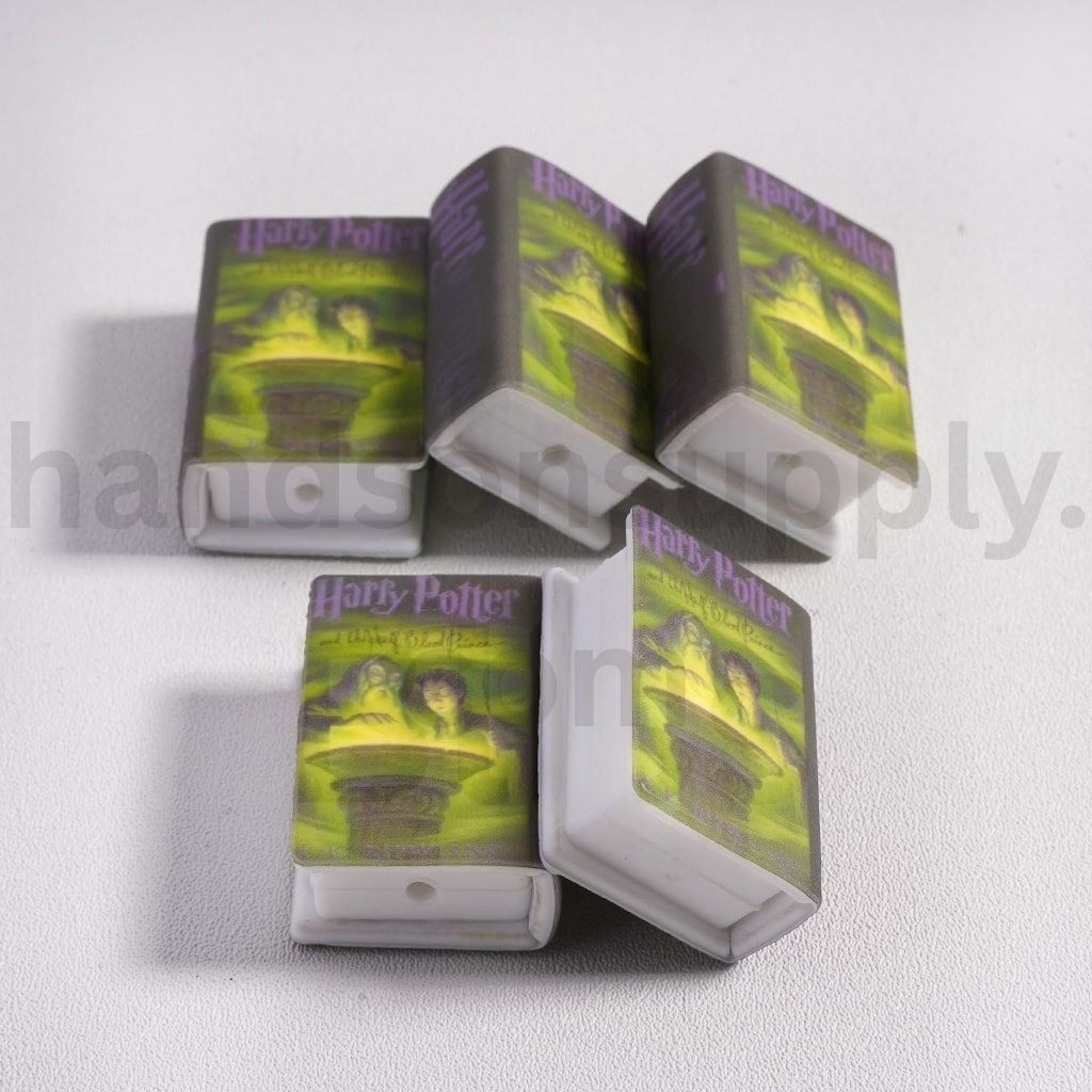 3D Mould Mini Cute Harry Potter Half-Blood Prince Miniature Book Designs Silicone Focal Beads